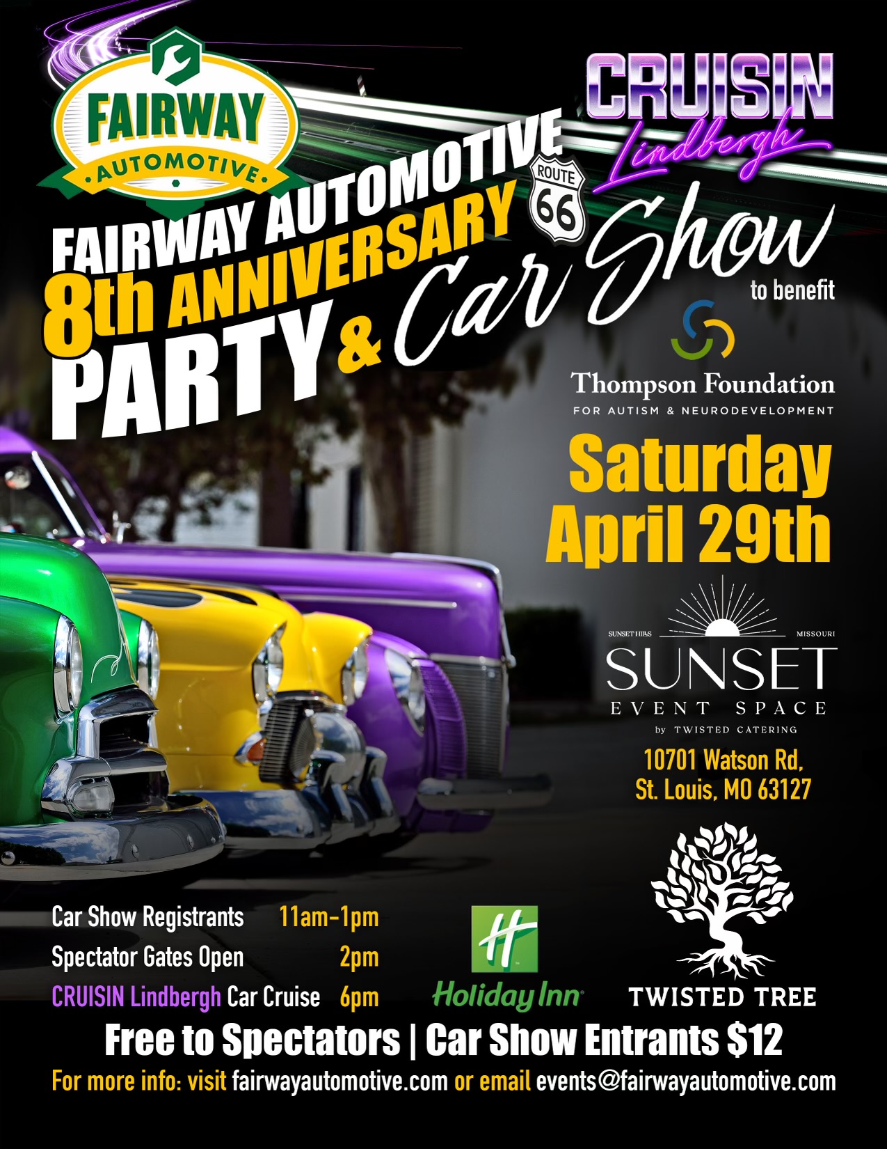 St. Louis car show to benefit the Thompson Foundation - Thompson Foundation  for Autism & Neurodevelopment