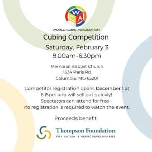 Saint John's hosting the World Cube Association competition